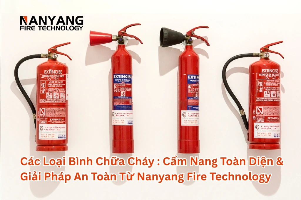 Các Loại Bình Chữa Cháy Cẩm Nang Toàn Diện & Giải Pháp An Toàn Từ Nanyang Fire Technology